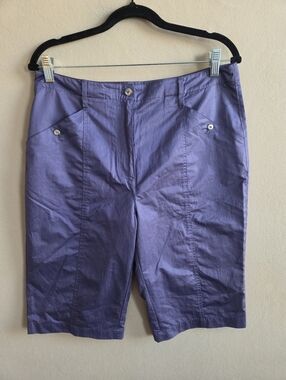 Jamie Sadock Purple Bermuda Shorts Size 10